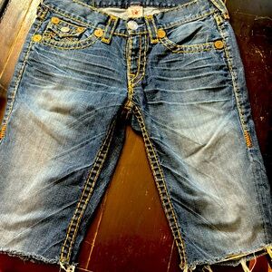 True Religion Cut Off Shorts Vintage